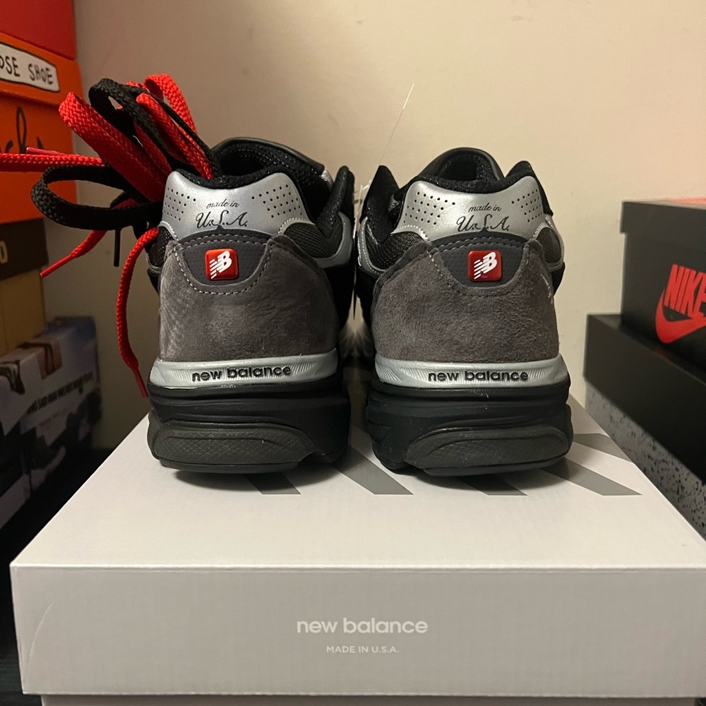 MENS DTLR NEW BALANCE 990 V3 GR3YSCALE M990DL3 Black Grey Mens Size 14 - Picture 4 of 10